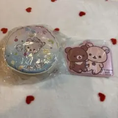 新品タグ付き コリラックマ 丸型ポーチ　パスケース　2個セット　平成レトロ