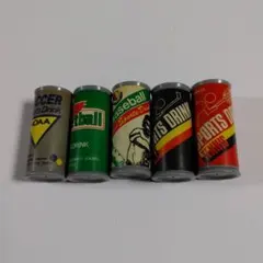レトロ文具 スポーツドリンク缶デザイン消しゴム5個セット