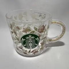 スタバ SAKURA2024 シェルハンドル耐熱グラス 355ml さくら