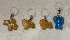 たべっ子どうぶつ めじるしアクセサリー 4点セット