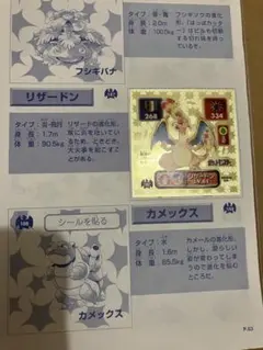 ポケモン 最強シール烈伝 パーフェクトアルバム リザードン ピカチュウ