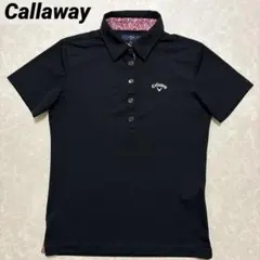 キャロウェイ★ブラック★薄手ストレッチ★ポロシャツ【レディース サイズM】
