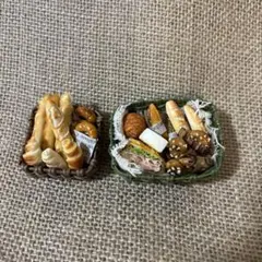 ミニチュアフード ミニチュアパン バスケット