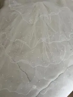 ビーズ付きウェディングベール