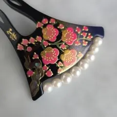 鼈甲風　かんざし　簪　真珠　パール　桜螺鈿　梅　L9　留袖　結婚式　和装　着物