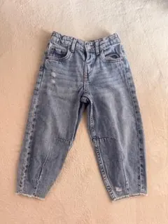 ZARA デニムパンツ バレル バルーン 104cm 4歳