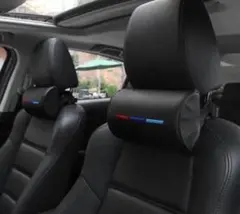 BMW ヘッドレスト ネックパッド Mパフォーマンス BMWM ２個セットのサムネイル