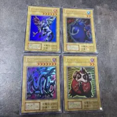 遊戯王 初期 2期 復刻ver 4枚セット まとめ売り