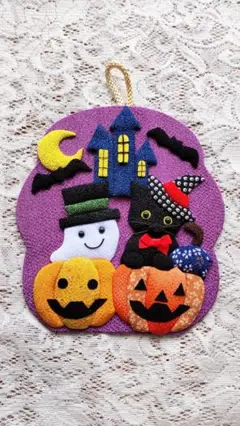 [20%off ハロウィン押絵壁掛け]