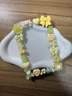 B7 硬質ケースデコ　黄色