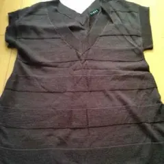 値下げ❗️チュニックニット♡ベスト美品！