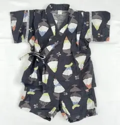 アプレレクール かき氷柄甚平 80cm