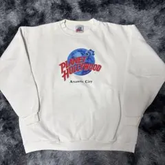 80s 初期タグJERZEES USA製 ヴィンテージラグラン レア ホワイト 