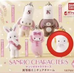 산리오 キャラクターズ 実写版ミニチュアチャーム こぎみゅん ウィッシュミーメル