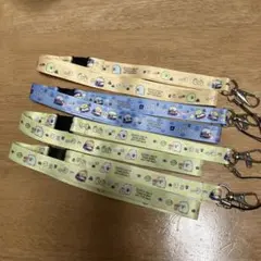 はま寿司　すみっコぐらし ネックストラップ 4本セット