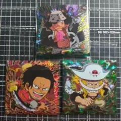 SGR３枚セット　にふぉるめーしょん　ワンピース　シールウエハース　LOG.12