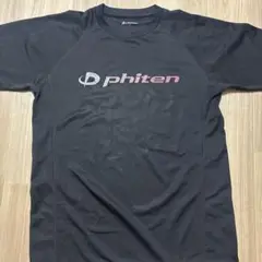 phiten ラグランスリーブシャツ 黒