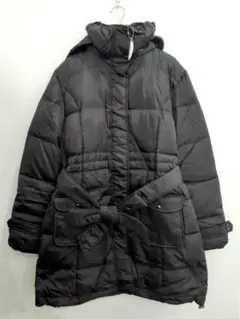 大きいサイズ3L新品タグ付きフード付き ダークグレーダウンジャケット