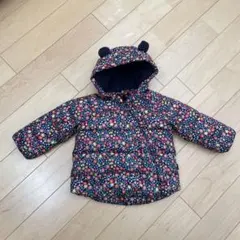 baby GAP 90cm 花柄フード付き中綿コート