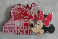 WDW ウォルトディズニー ワールド ミニーマウス ピンバッジ 2018