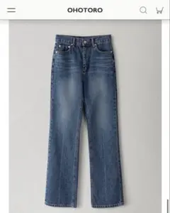 OHOTORO　susan flared jeans　S/short　オオトロ