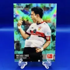 【199シリ】2021-22 Topps Stadium遠藤航 Aqua Ref