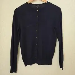 GREEN LABEL RELAXING ネイビー カーディガン