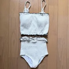 Heather シャーリング　水着　白のサムネイル