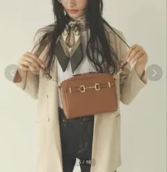 美品 TOPKAPI TREASURE シュリンクレザー ビット付き ショルダーのサムネイル