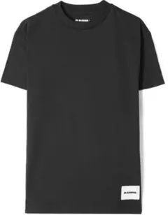 早朝セール※新品JILSANDERブラック黒Tシャツ サイズ表記XSMサイズ相当