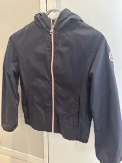 極美品MONCLER フード付きネイビージャケット130〜140センチ