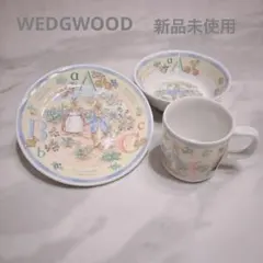 新品未使用　ABCシリーズ　ウェッジウッド　ピーターラビット 食器　3点セット