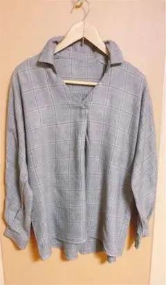 チェック柄 長袖シャツトップス★美品‼️M 即購入禁止