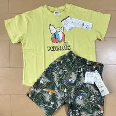 BREEZE PEANUTS スヌーピー半袖Tシャツ ハーフパンツ セット