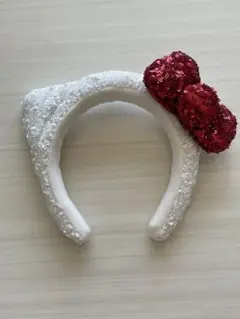 USJ 限定　キティーちゃん　スパンコールカチューシャ　ハローキティー