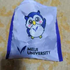 珍品　レア　明治大学　めいじろう柄　ビンテージ　エコバッグ