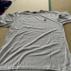 LYLE & SCOTT ボーダーTシャツ グレー ホワイト