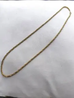 金メッキ ツイストチェーン ネックレス