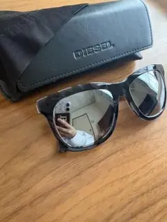DIESEL カウ柄 ミラーレンズ サングラス
