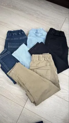 【hari様専用】ブランシェス　ガーデナーテーパードパンツ　110cm