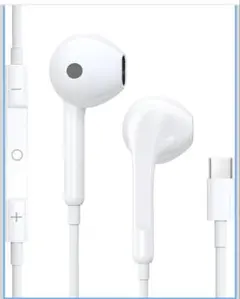 Type-C 有線イヤホン iPhone15～17USB-C マイク付き 重低音