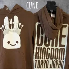 CUNE KINGDOM 王冠ウサギ　プルオーバーパーカー　サイズS ブラウンのサムネイル