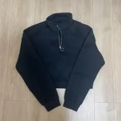 SHEIN スウェット プルオーバー ジップアップ L