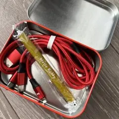 大人気！　サンリオ　ハローキティ　充電器　ケーブル　まとめ売り　缶