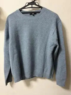 UNIQLO プレミアムラムクルーネックセーター L