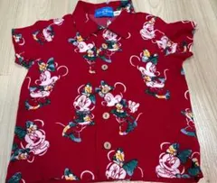 ミッキー半袖120 ディズニー 公式 アロハシャツ キッズ 魔法使いの弟子 