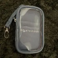 gelato pique キャリーポーチ ブルー アクスタポーチ