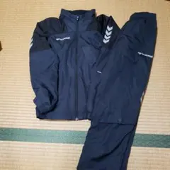 未使用　hummel ピステ・ウィンドブレーカー 黒　150 新品・タグ付き】hummel ピステウィンドブレーカー 上下セット