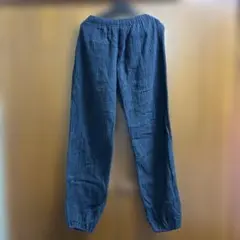 京都ギャラリー遊形　ネイビーコットンパンツ