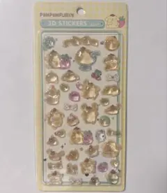 サンリオ　ボンボンドロップシール　硬い　立体　キャラクター　ぷくぷく　3D 単品